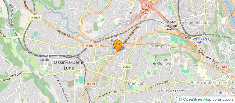 localisation de l'entreprise LUDOVIC CHAPEL DIFFUSION LCD  TASSIN-LA-DEMI-LUNE