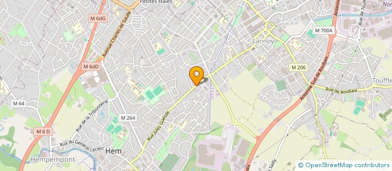 localisation de l'entreprise LUDOVIC DECORATION  HEM