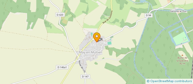 localisation de l'entreprise LUDOVIC ELECTRICIEN  MAY-EN-MULTIEN