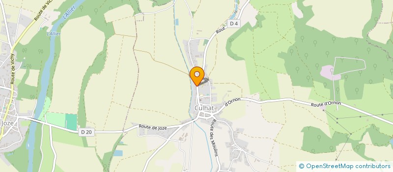 localisation de l'entreprise LUDOVIC GONTARD MACONNERIE  CULHAT