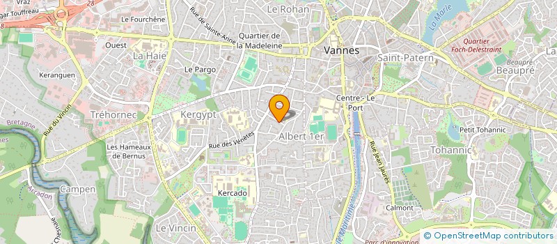 localisation de l'entreprise LUDOVIC LE NORMAND à VANNES