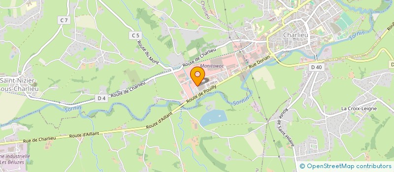 localisation de l'entreprise LUDOVIC LEVEQUE  SAINT-NIZIER-SOUS-CHARLIEU