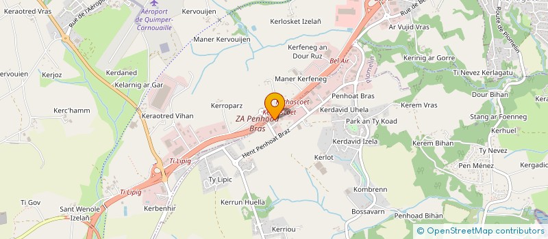 localisation de l'entreprise LUDOVIC LUCAS  PLOMELIN