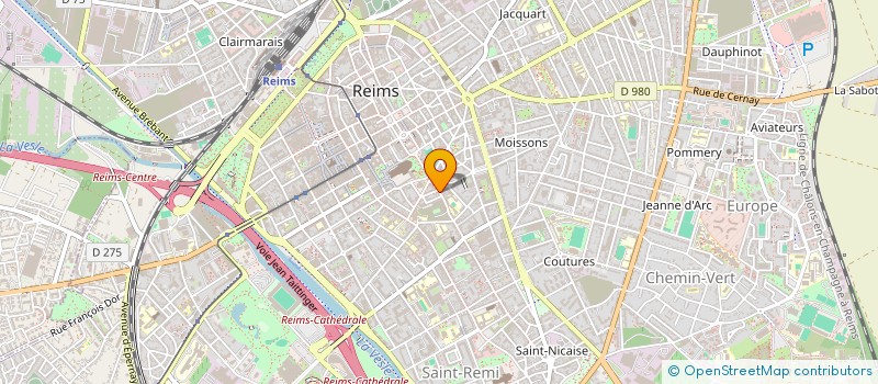 localisation de l'entreprise LUDOVIC MARCHAL IMMOBILIER  REIMS