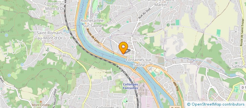 localisation de l'entreprise LUDOVIC MARCHAND ENTREPRISES à FONTAINES-SUR-SAONE