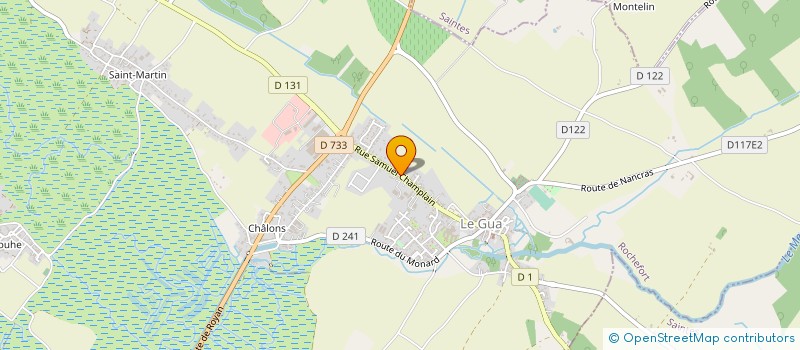 localisation de l'entreprise LUDOVIC MERCIER EURL  LE GUA