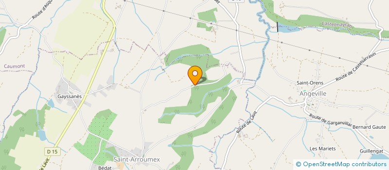 localisation de l'entreprise LUDOVIC RONDI SHIATSU  SAINT-ARROUMEX