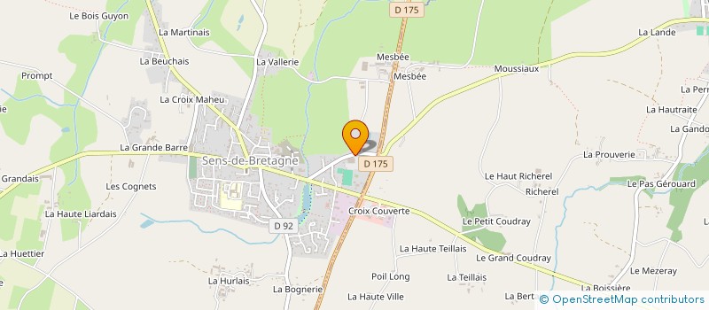 localisation de l'entreprise LUDOVIC ROSSIGNOL  VIEUX-VY-SUR-COUESNON