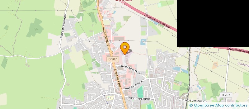 localisation de l'entreprise LUDOVIC THAUSE TOURISME  VARENNES-VAUZELLES