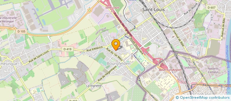 localisation de l'entreprise LUDOVINUM à SAINT-LOUIS