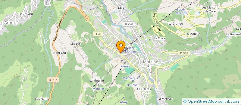 localisation de l'entreprise LUDOXAV à MORZINE