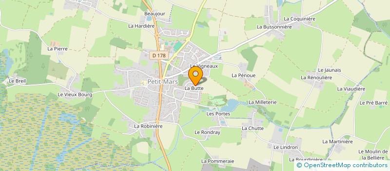 localisation de l'entreprise LUDRIEN  PETIT-MARS