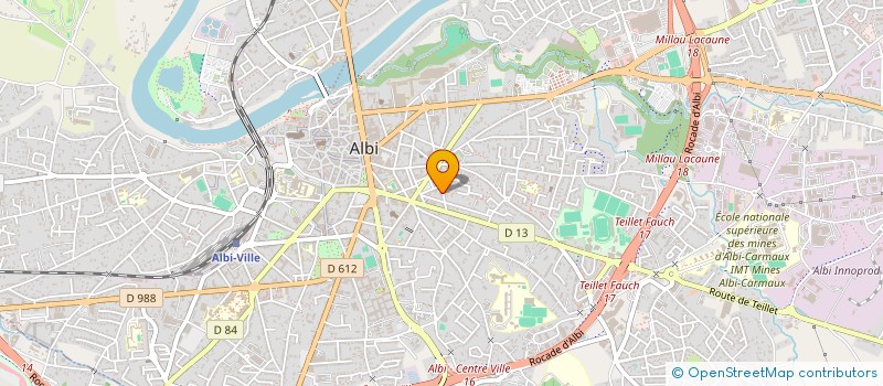 localisation de l'entreprise LUDSI LIVING à ALBI