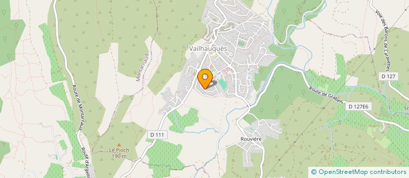 localisation de l'entreprise LUDUMACOPUS à VAILHAUQUES