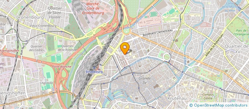 localisation de l'entreprise LUDUS ACADEMIE à STRASBOURG