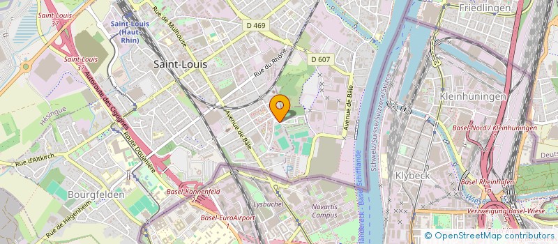 localisation de l'entreprise LUDUS AUGUSTA RAURICA à SAINT-LOUIS