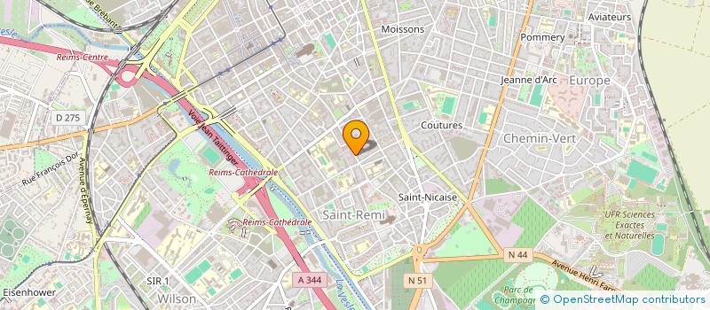 localisation de l'entreprise LUDUS MANILIUS  REIMS