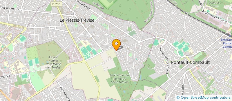localisation de l'entreprise LUDVINA COIFFURE à LE PLESSIS-TREVISE