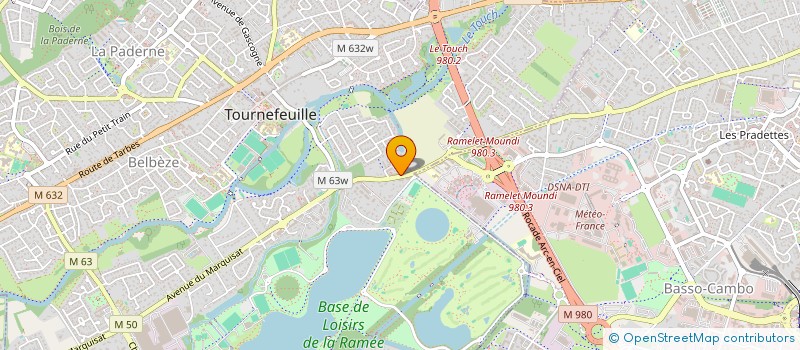 localisation de l'entreprise LUDWIG  TOURNEFEUILLE