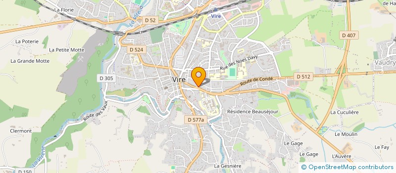 localisation de l'entreprise LUDWIG JEHAN à VIRE NORMANDIE