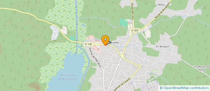 localisation de l'entreprise LUDY PATISSERIE  BISCARROSSE