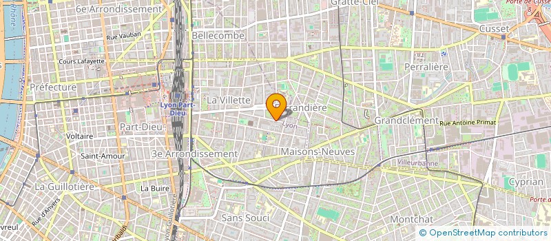 localisation de l'entreprise LUDYANE  LYON