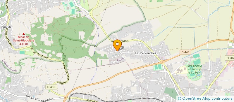 localisation de l'entreprise LUEL  RIOM