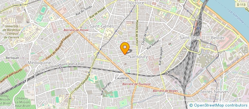 localisation de l'entreprise LUEM  BORDEAUX