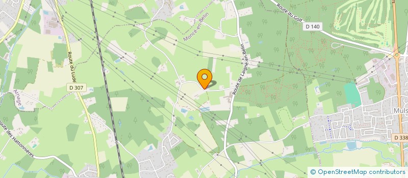 localisation de l'entreprise LUERES  MONCE EN BELIN