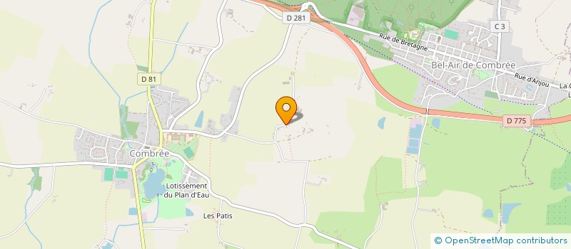 localisation de l'entreprise LUET à SEGRE-EN-ANJOU BLEU