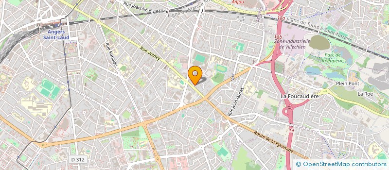 localisation de l'entreprise LUEUR à ANGERS