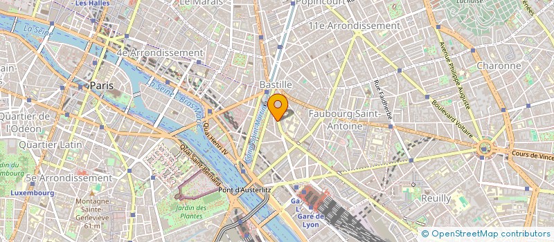 localisation de l'entreprise LUEUR AZUREE POUR TOUS à PARIS