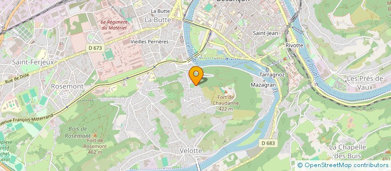 localisation de l'entreprise LUEUR CONSEIL à BESANCON
