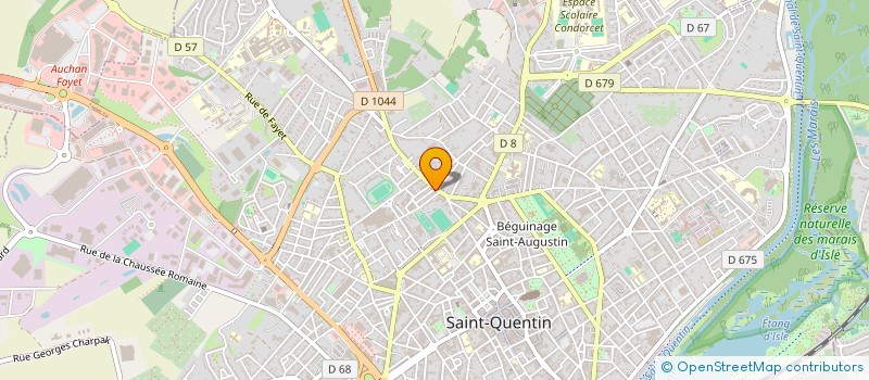 localisation de l'entreprise LUEUR D'ESPOIR  SAINT-QUENTIN