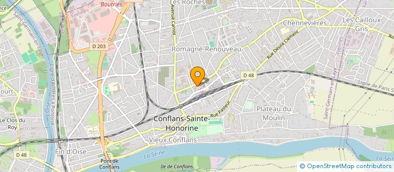 localisation de l'entreprise LUEUR D ESPOIR  CONFLANS-SAINTE-HONORINE