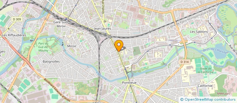 localisation de l'entreprise LUEUR D'ESPOIR 99 à LE MANS