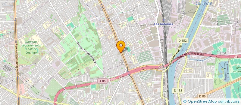 localisation de l'entreprise LUEUR D'ESPOIR à VITRY-SUR-SEINE