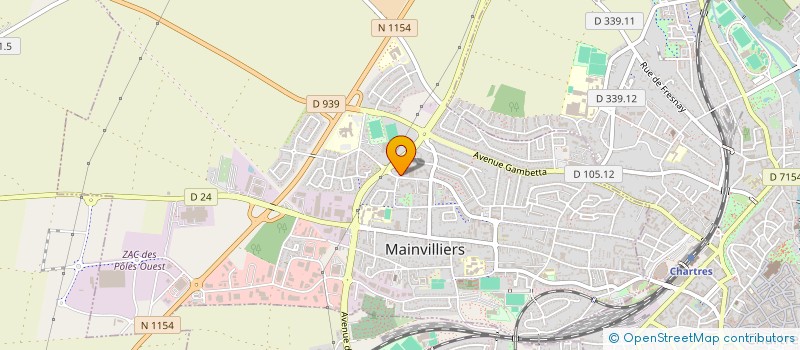 localisation de l'entreprise LUEUR D'ESPOIR (UN GESTE, UNE MAIN, UNE LUEUR D'ESPOIR) à MAINVILLIERS