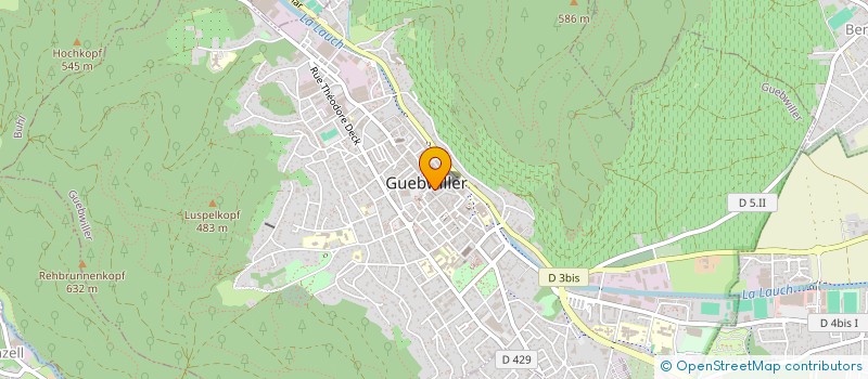 localisation de l'entreprise LUEUR DE DOUCEUR  GUEBWILLER