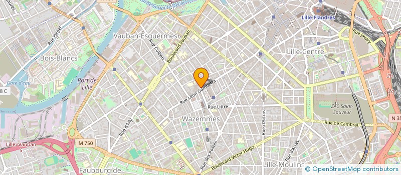 localisation de l'entreprise LUEURS à LILLE