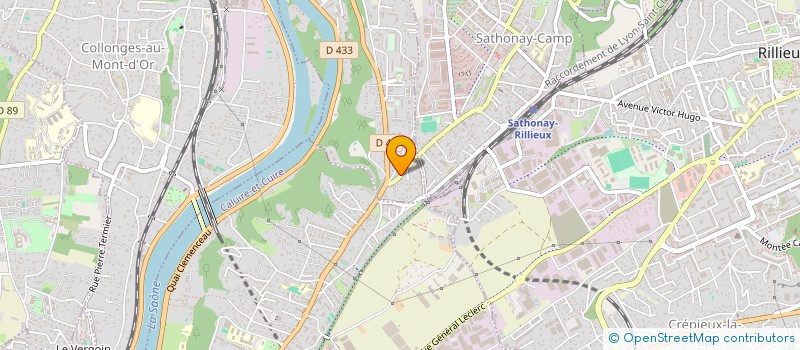 localisation de l'entreprise LUEURS D'ESPOIR  FONTAINES-SUR-SAONE