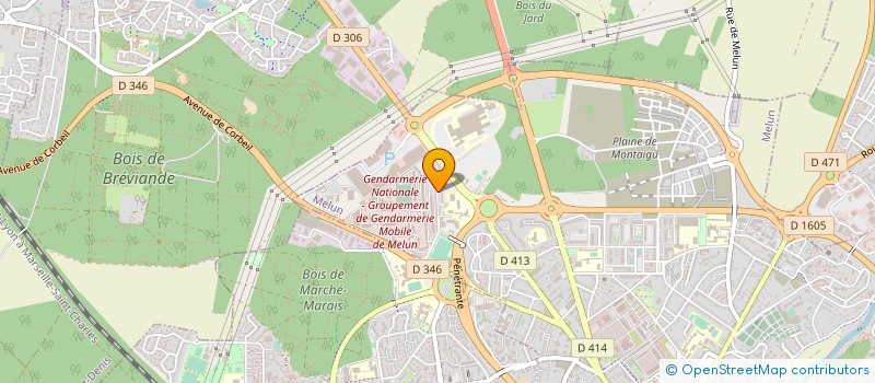 localisation de l'entreprise LUF TRANS à MELUN