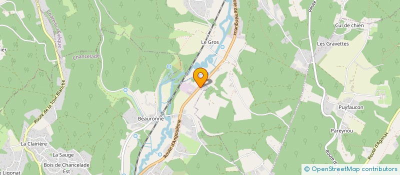 localisation de l'entreprise LUFA à CHANCELADE