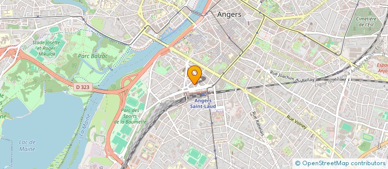 localisation de l'entreprise LUFE BOUGON à ANGERS