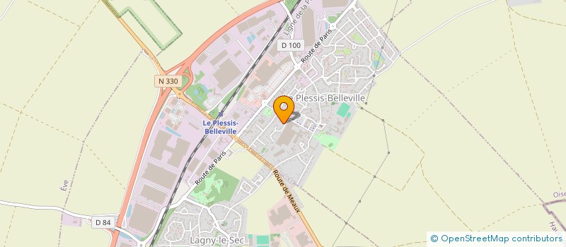 localisation de l'entreprise LUFFARIS  LE PLESSIS-BELLEVILLE