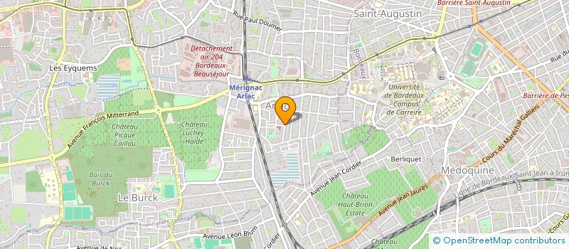 localisation de l'entreprise LUFTHANSA  MERIGNAC