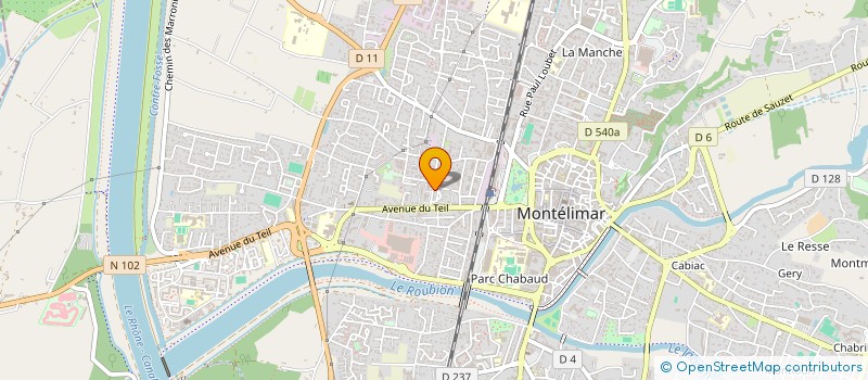 localisation de l'entreprise LUG INVEST  MONTELIMAR