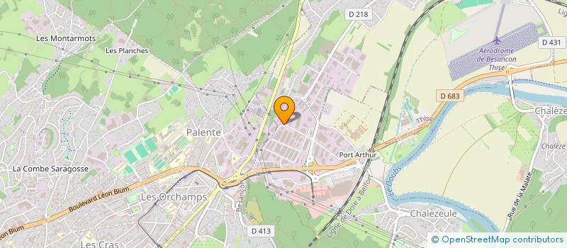 localisation de l'entreprise LUG MECAPOL à CHALEZEULE