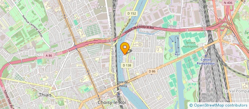 localisation de l'entreprise LUGA à CHOISY-LE-ROI