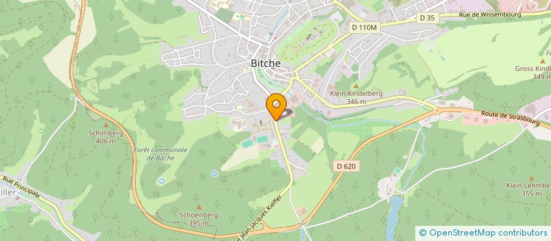 localisation de l'entreprise LUGA SA à BITCHE